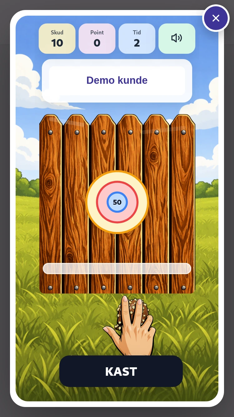 Bullseye gamification spil